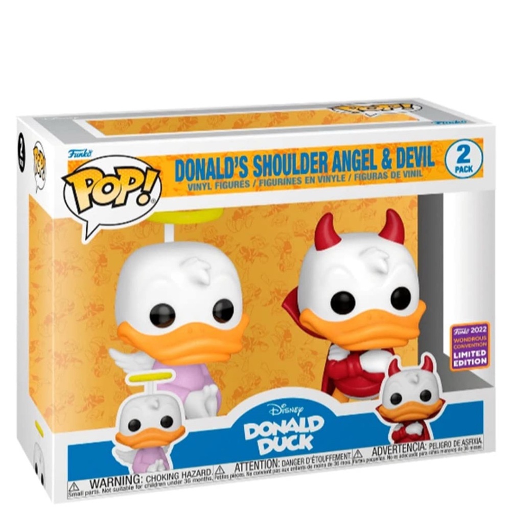 NOB Pop! Donald's Shoulder Angel & Devil 2-Pack